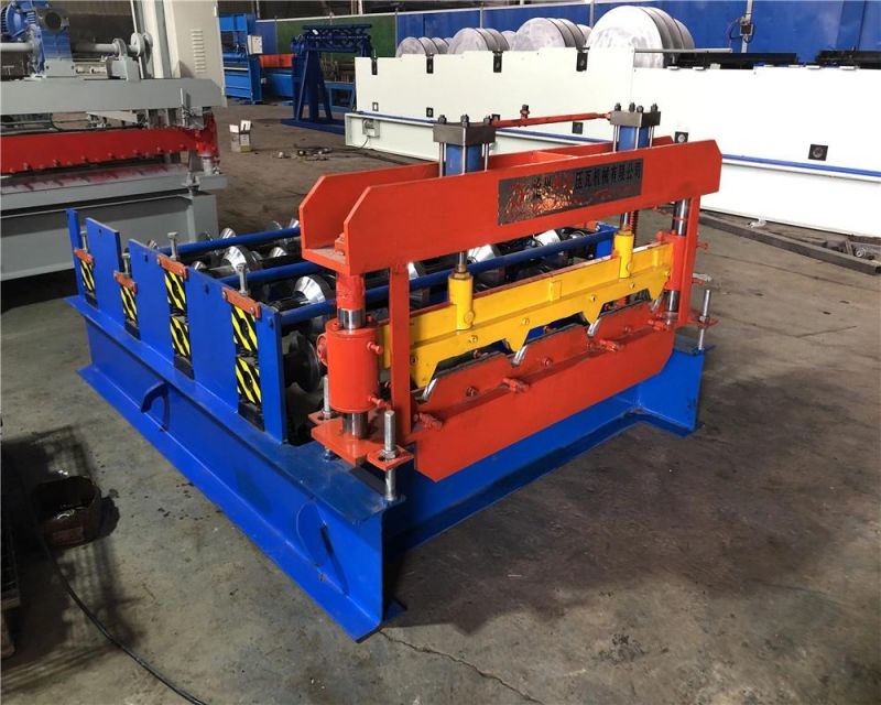 Bullnose Roof Panel Curving Roll Forming Tile Making Machine/Crimping Curved Roof Machine