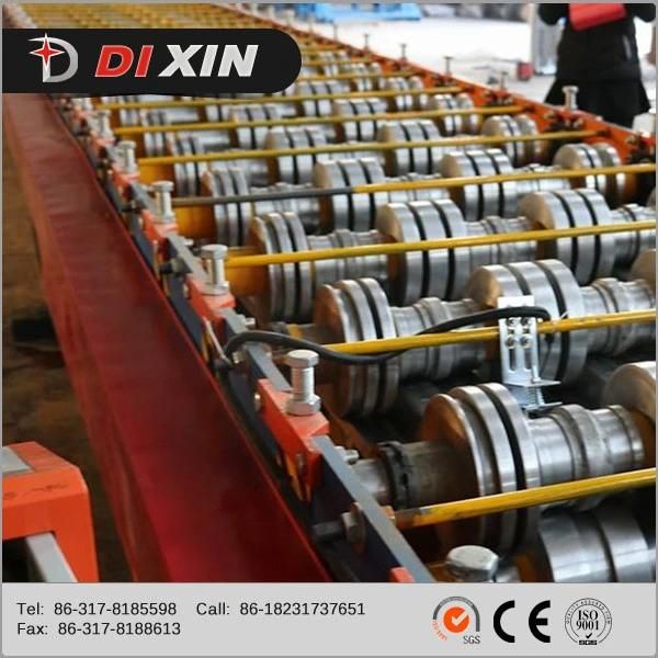 Dixin 980 Shaped High Strength Bearing Steel Structure Floor Decking Cold Roll Forming Machine