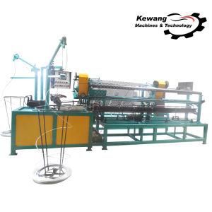 India Fully Automatic 2 Worms Chain Link Fence Making Machine