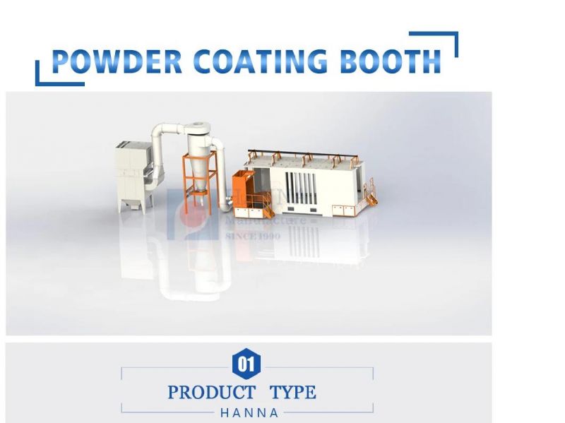 Tower Crane Automatic Powder Coating Production Equipment
