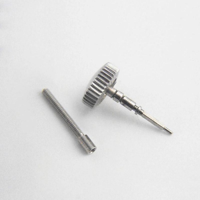 Precision Wrist Watch OEM Machining Case Crown Pin Watch Parts