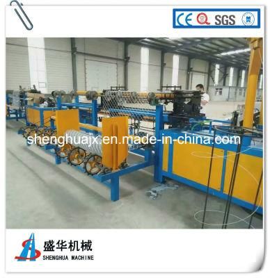 Full Automatic PLC Chain Link Diamond Mesh Machine