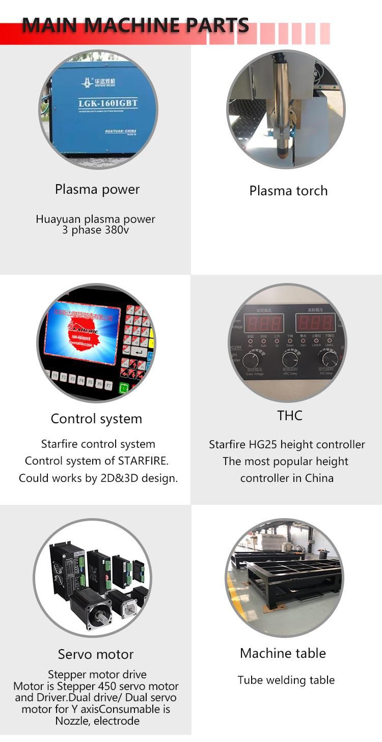 Metal Cutting Machine Plasma Cutting Metal CNC Cutter