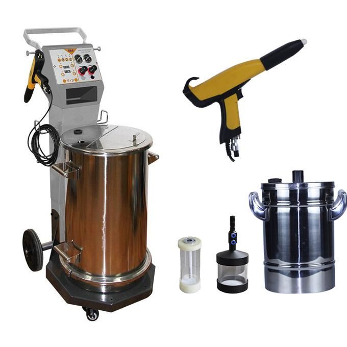 Powder Coating Spray Booth and Powder Gun Equipment