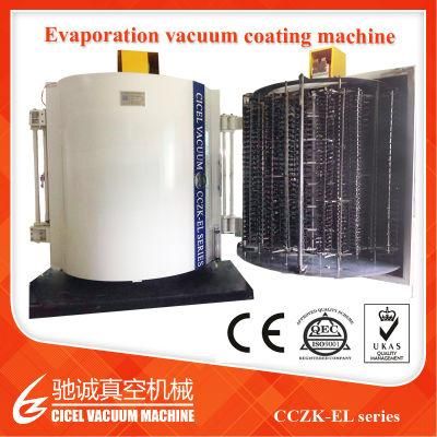 Evaporation Vacuum Coating Machine for Plastic, ABS, Resin or Glass