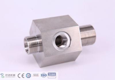 CNC Turning and Machining 304 Stainless Steel Post Pump Sensor Boss of Auto Parts