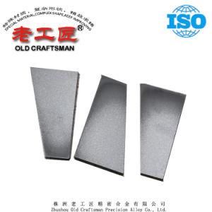 Blank Welding Plate Tungsten Cemented Carbide with Different Shapes on Semi Machining