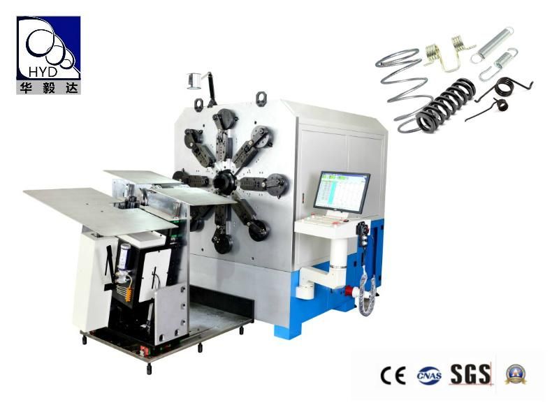 High-Efficient 8mm 16 Axes Computerized Cam-Less Spring Wire Bending Machine