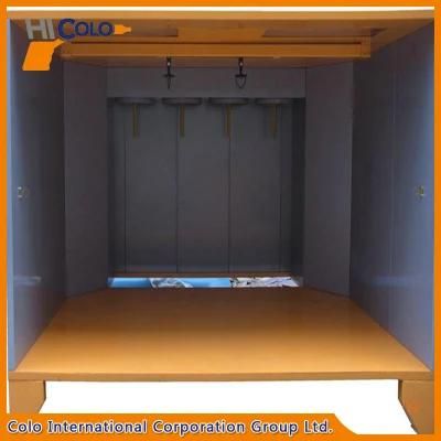 High Quality Manual Batch Spray Booth with 4 Filters