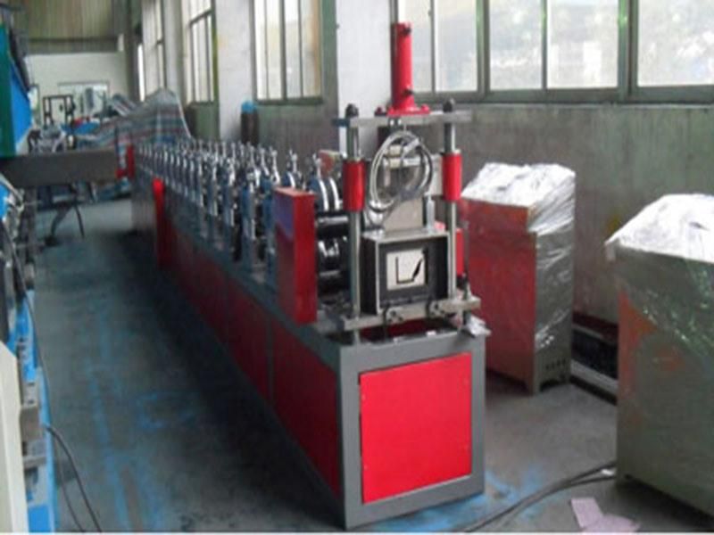 Aluminum Color Steel Automatic Downspout and Gutter Profile Roll Forming Making Machine With 10-20M/Min Speed