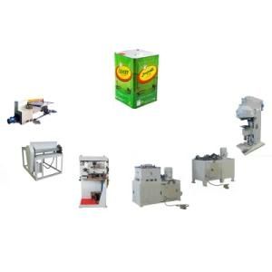 10-20L Square Paint Engine Oil Tin Can Making Line Machine