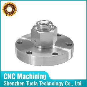 CNC Machine Part Titanium Flange Connector with Custom Fabrication