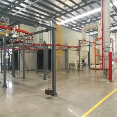 Automatic Compact Powder Coating Line for Fence