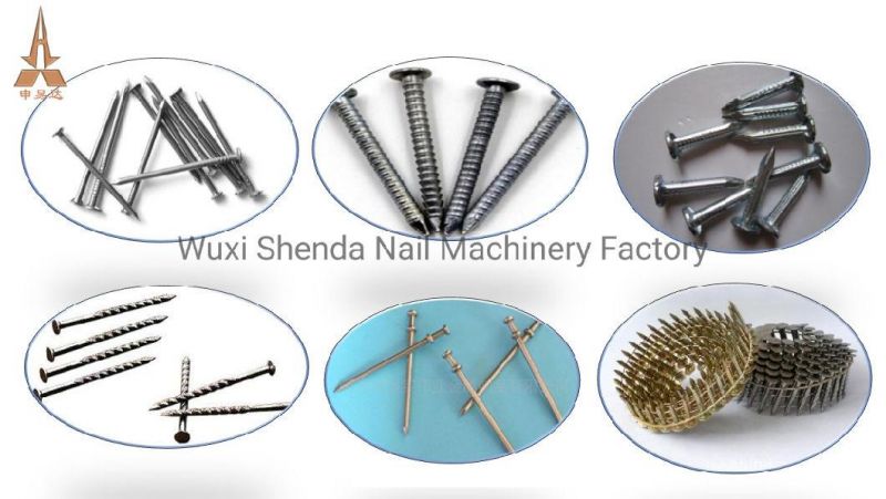 High Speed Screw Nail Making Machine, Automatic Nail Rolling Machine