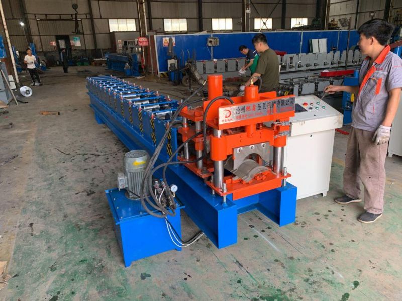 Glazed Tile Capping Ridge Roof Panel Roll Forming Machine/Roof Ridge Tiles Building Materials Machinery
