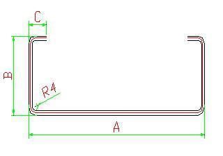 C Track Cutting Roll Forming Machine