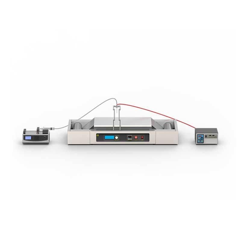 Electrospinning System for Nanofiber Spinning, Coating Bake-out and Collecting