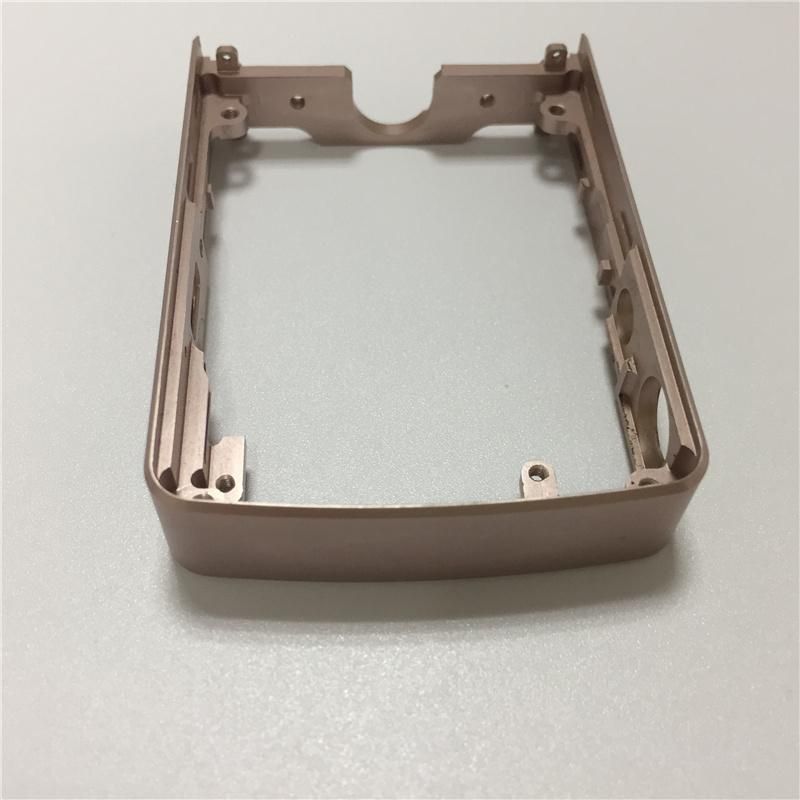 Manufacturer Custom High Quality Machining Housing Rose Gold Anodized Aluminum Frame