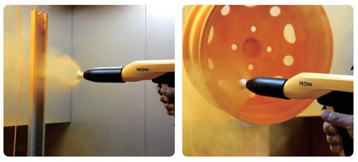 Manual Powder Spray Coating Machine for Car Wheel