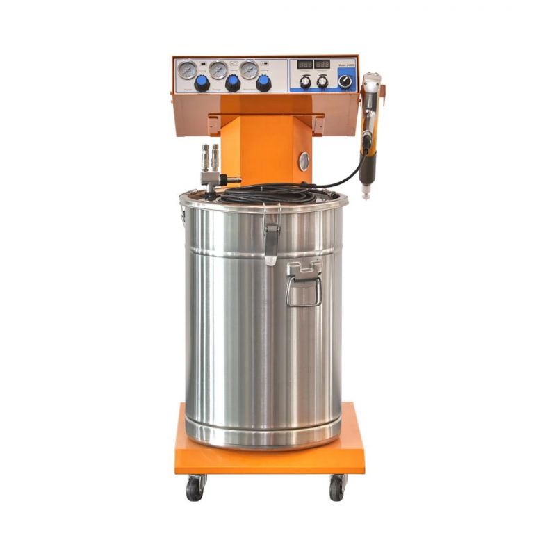 Manual Electrostatic Painting Spraying Machinery Powder Coating Equipment Package with Spray Gun Baking Oven for Batch Drying