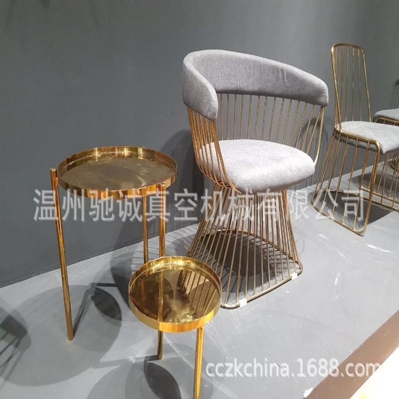 Cicle Front Door Ss Furniture Titanium (Ti) PVD Vacuum Coating Machine