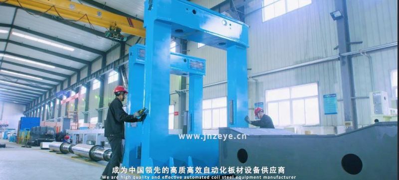Hot Rolled Metal Coil Uncoiler Shear Machine Line
