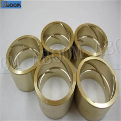 Monthly Deals Customized Shaft Sleeve Bearing Copper Sleeve Manufacturer Oil Groove Copper Sleeve Wear-Resisting Bushing