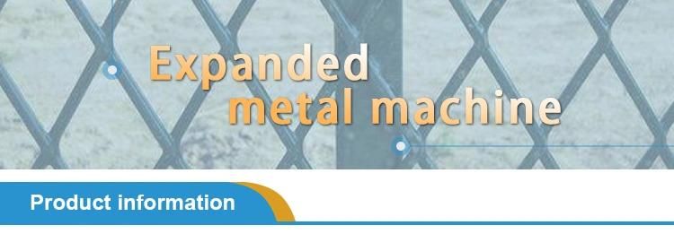 Good Quality Diamond Mesh Expanded Metal Mesh Making Machine