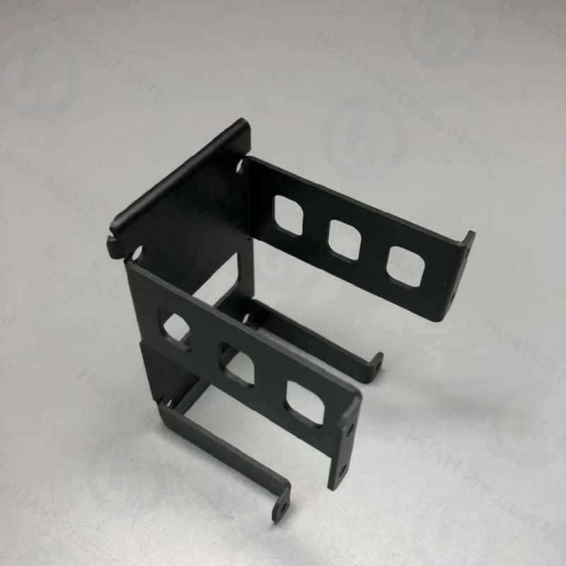 OEM Custom Sheet Metal Fabrication Parts with Powder Coating Black for Metal Plate