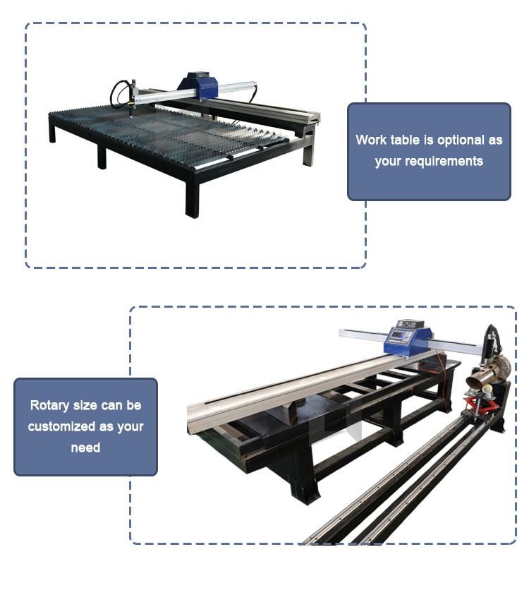 High Precision 1500X3000mm Portable Cheap CNC Plasma Cutting Machine