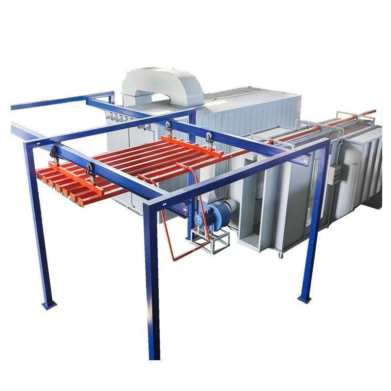 Industrial Powder Paint Gas/LPG/Diese Curing Oven Drying Powder Coating & Paint Workparts with Overhead Conveyor Track