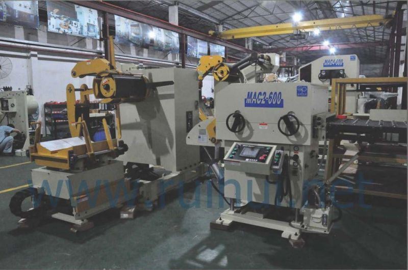 Nc Servo Coil Straightening Roll Feeder Machine with Uncoiler (MAC2-600)