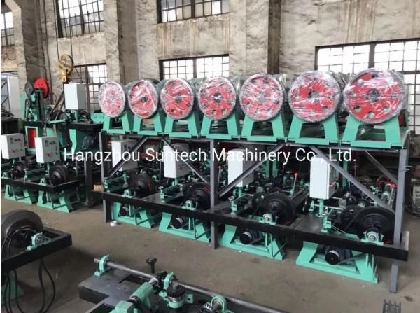 High Quality Automatic Double Strand Barbed Wire Making Machine