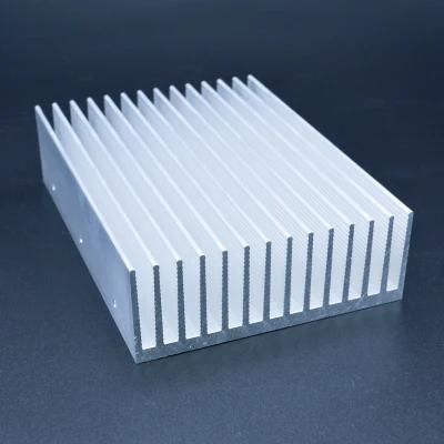 High Power Dense Fin Aluminum Heat Sink for Apf and Inverter and Radio Communications and Welding Equipment and Svg and Electronics and Power