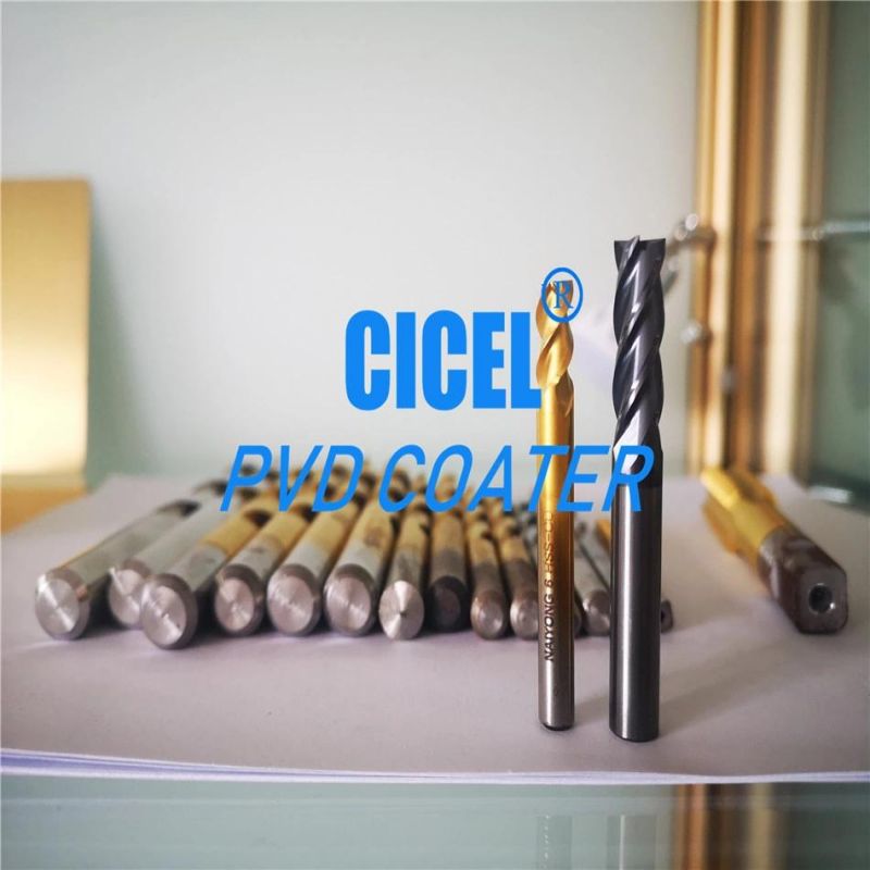 Cicel Cutting and Milling Tools PVD Vacuum Titanium (TI) Coating Machine.