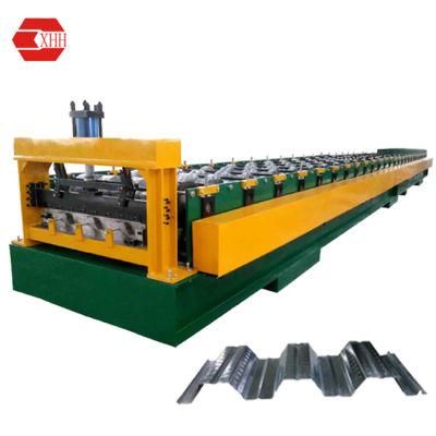 Floor Decking Roofing Panel Roll Forming Machine with Hydraulic Automatic