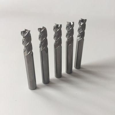 High Quality HRC55 3 Flutes Square for Aluminum Cutting Tool
