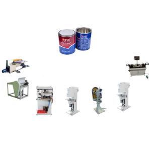 Tinplate Container Round 4L Metal Paint Pail Making Machines