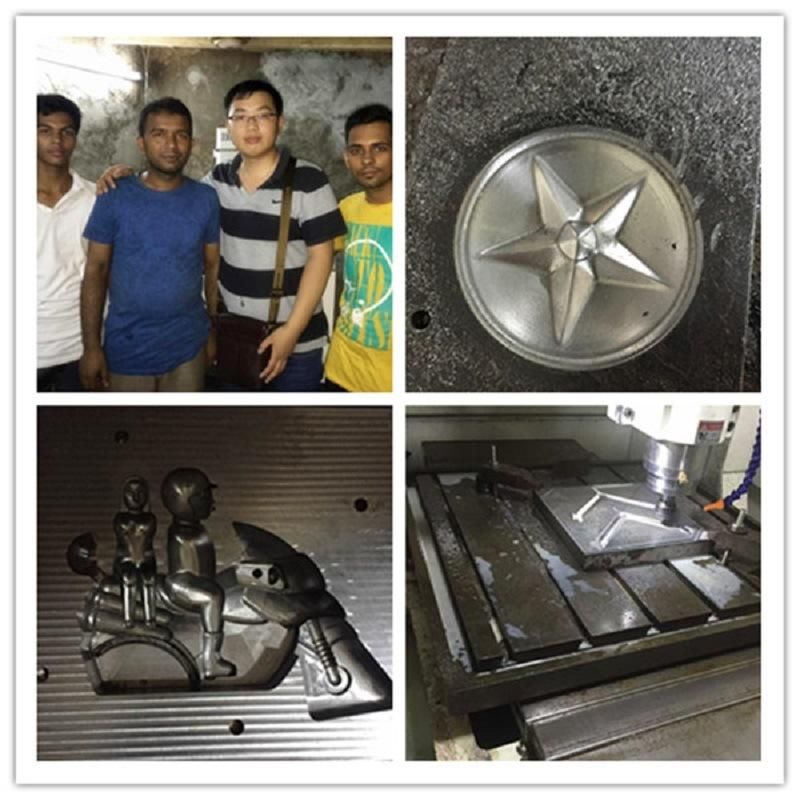 600*600mm 3D CNC Metal Shoe Mold Making Machine