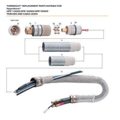 Nozzle 220806 80A 220646 130A 220659 200A 220542 260A Hpr130xd Hpr260A Machine Plasma Cutting