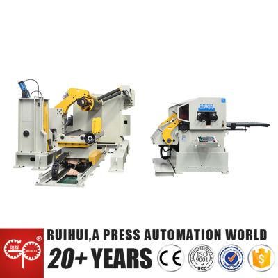 1300mm Wide Stamping Blanking Line Automation 3 in 1 Straightener with Nc Servo Feeder