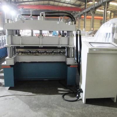 Hangzhou Direct Factory Aluminium PPGI PPGL Glazed Steel Roof Tile Roll Forming Machine with ISO CE SGS BV