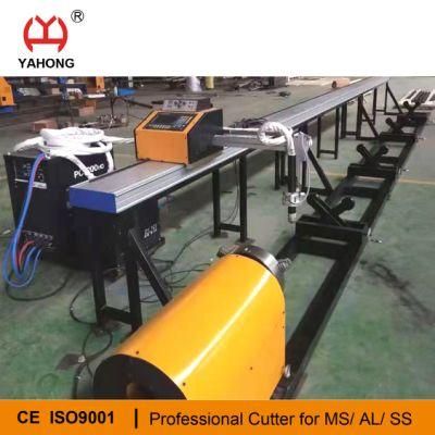 Portable CNC Plasma and Flame Tube Cutting Machine Cut Pipe and Plate