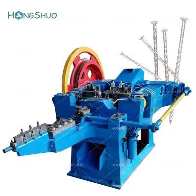 Automatic Threaded Grooved Twisted Nails Making Machine