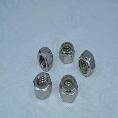 Stainless Steel Prevailing Torque Type Hexagon Thin Nuts with Non-Metallic Insert
