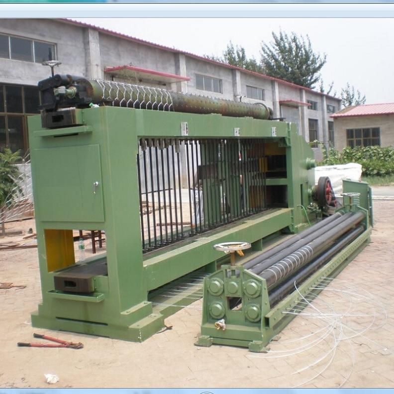 CNC 4300mm Width Reverse Twist Gabion Hexagonal Wire Netting Machine