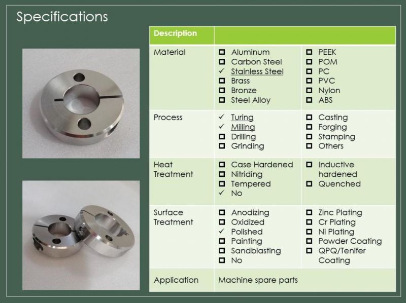 Stainless Steel Precision High-Quality Custom Machining Parts Turing and Milling CNC Machining Parts