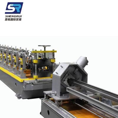 Quick Change Storage Rack Roll Forming Machine with Punching