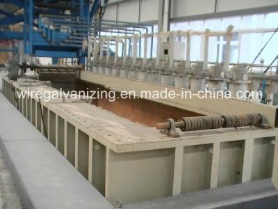 Steel Wire Galfan Hot DIP Galvanizing Machine