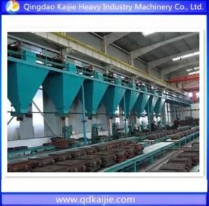 Vacuum Applied Lost Foam Pattern Casting Molding Line
